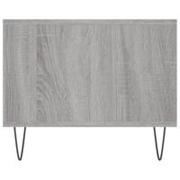 Salontafel 102x50x40 cm bewerkt hout grijs sonoma eikenkleurig - thumbnail