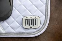 Le mieux startnummer wit bling zwart - thumbnail