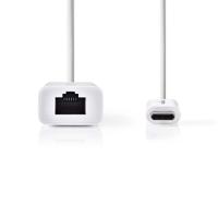 Nedis USB-netwerkadapter | 1000 Mbps | USB-C Male naar RJ45 Female | 0.2 m | 1 stuks - CCGB64950WT02 CCGB64950WT02 - thumbnail
