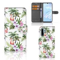 Huawei P30 Pro | Telefoonhoesje | Met pasjeshouder | Flamingo Palms - thumbnail