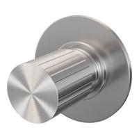 Brauer Stripe losse inbouw stopkraan met in- en afbouwdelen RVS-kleurig geborsteld PVD - thumbnail