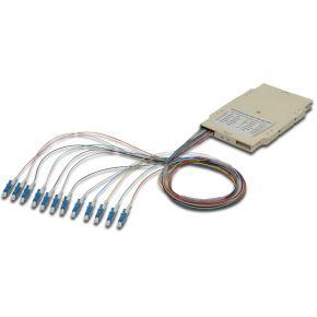 Digitus A-96933-02-APC Glasvezel-splitterbox 12 poorten LC Ingericht