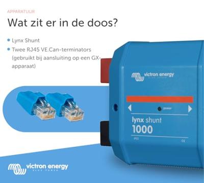 Victron Energy Shunt Lynx VE.Can LYN040102100 Accubewaking Victron Energy Shunt Lynx VE.Can LYN040102100 Accubewaking