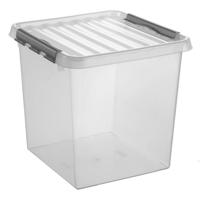 Sunware Q-line box 38 liter transp/metaal - thumbnail