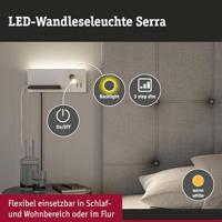 Paulmann Serrra 71103 Wandlamp 5.5 W LED Wit (mat), Zwart (mat) - thumbnail