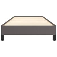 Bedframe kunstleer grijs 90x190 cm - thumbnail