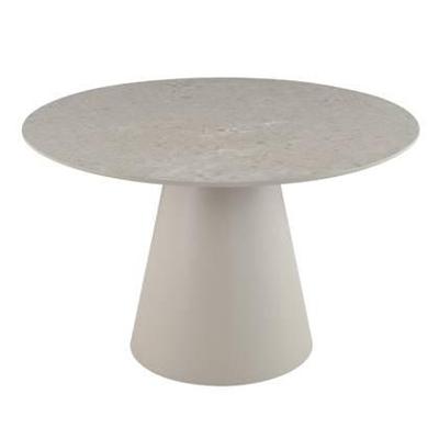 DÉJA Living - Eettafel Greige Marmerlook - 120x120x75cm - Vince