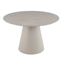 DÉJA Living - Eettafel Greige Marmerlook - 120x120x75cm - Vince - thumbnail