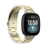 Fitbit Versa 3/4 & Sense 1/2 metalen schakelbandje - Vintage goud - thumbnail