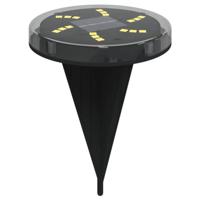 Grondlampen 12 st solar met grondpennen warmwit - thumbnail