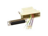 ACT TD25F8 Mountable Heavy Duty Adapter RJ-45 Female | 25 D-Sub female - thumbnail