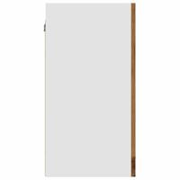 Hangkast 40x31x60 cm bewerkt hout artisanaal eikenkleurig - thumbnail