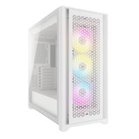 PC Case - Corsair - ICUE 5000D RGB Airflow - Middle Tower - 3 AF120 RGB Elite - White Fans - thumbnail