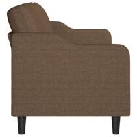 Driezitsbank 180 cm stof bruin - thumbnail