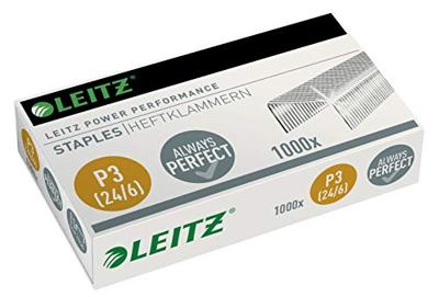 Leitz 5570-00-00 Type nietje: 24/6 Nietjes 1000 stuk(s) Nietcapaciteit: 30 vel