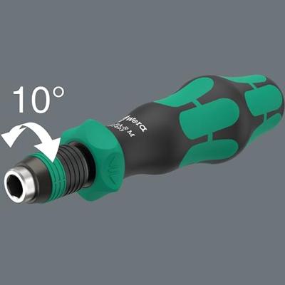 Wera 838 RA-R M bithandhouder met ratelfunctie, 1/4", 1/4" x 123.5 mm - 05051493001 - thumbnail
