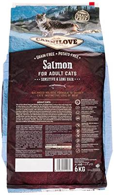 CARNILOVE Sensitive & Long Hair Salmon - droog kattenvoer - 6kg