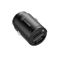 Alogic Rapid Power 2-poorts mini USB-C autolader (30W) - Black - thumbnail