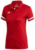 Adidas T19 Polo Dames Rood - thumbnail