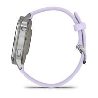 Garmin Venu 4, 41mm, Premium smartwatch met GPS, AMOLED-touchscreen, LED-zaklamp, Geavanceerde gezondheids- en fitnessfuncties, Tot 10 dagen batterijduur, Silver/Lila - thumbnail