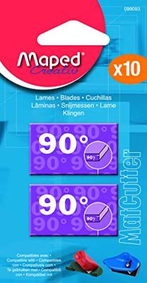 Maped vervangmesjes voor MatCutter 90°, blister van 10 stuks