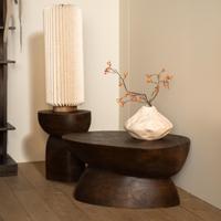 By-Boo Salontafel 'Cobble' Mangohout, 75 x 59cm, kleur Bruin - thumbnail