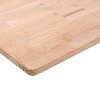 Plank 40x20x1,5 cm onbehandeld massief eikenhout - thumbnail