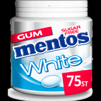 Mentos Gum White Sweet Mint Suikervrij Pot 75 stuks bij Jumbo - thumbnail