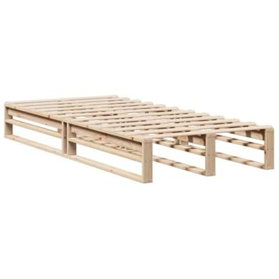 Bedframe zonder matras massief grenenhout 100x200 cm