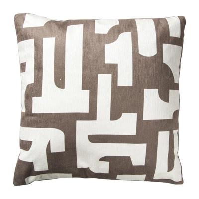 Kussen chenille - bruin - 45x45 cm Kussen chenille - bruin - 45x45 cm