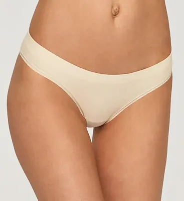 2-Pack dames high leg lips - Rib - XS - Creme | Dames slip - Onderbroek - Ondergoed - XS - Onderbroek - Ondergoed