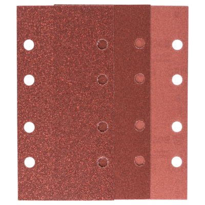 Bosch Accessories 2609256A87 Oscillerend schuurpapier Met klittenband, Geperforeerd Korrelgrootte (num) 40 (l x b) 185 mm x 93 mm 10 stuk(s)