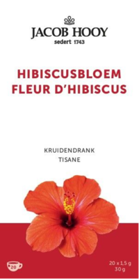 Jacob Hooy Hibiscusbloem Theezakjes