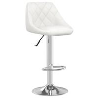 Barkruk kunstleer wit - thumbnail