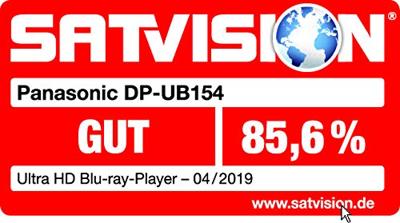 Panasonic DP-UB154 UHD-blu-ray-speler 4K Ultra HD Zwart