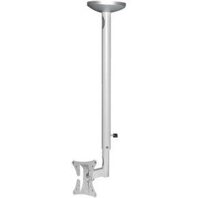 Neomounts FPMA-C050SILVER TV-plafondbeugel 25,4 cm (10) - 76,2 cm (30) Kantelbaar, Zwenkbaar, In hoogte verstelbaar