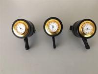 Bel zwart met klok - thumbnail