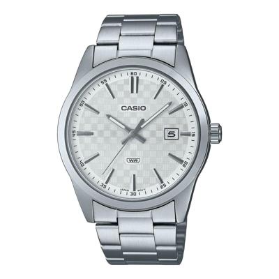 Casio DATE CARBON LOOK DIAL -SILVER (Ø 41 mm) Heren horloge