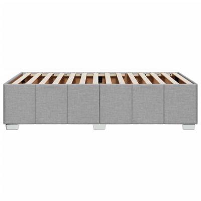 Bedframe zonder matras 90x190 cm stof lichtgrijs