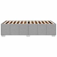 Bedframe zonder matras 90x190 cm stof lichtgrijs - thumbnail