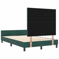 Bedframe met hoofdeinde Donkergroen 120 x 190 cm Fluweel - thumbnail