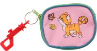 Fabrizio portemonnee kat 7,5 x 7,5 cm roze - thumbnail