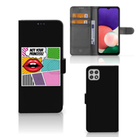 Samsung Galaxy A22 5G | Wallet Case | met Pasjes | Popart Princess - thumbnail