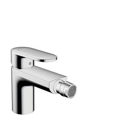 Hansgrohe Vernis 1-gr bidetmengkraan met pop-up waste metaal chroom 71218000
