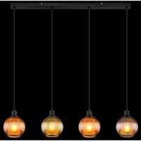 Globo HanglampZumba gekleurd glas 4-lichts - 15638-4 - thumbnail