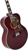 Sigma Guitars GJA-SG200 Translucent Wine Red elektrisch-akoestische westerngitaar met softshell case - thumbnail