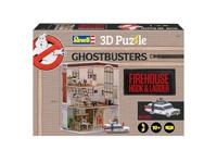 Revell 3D Puzzle Ghostbusters Firehouse Hook & Ladder - thumbnail
