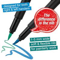 Faber Castell FC-116451 Black Edition Brushpennen 10 Stuks - thumbnail