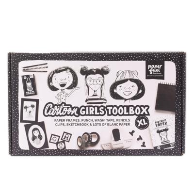 Paperfuel • cartoonmeisjes toolbox xl