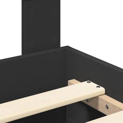 Bedframe met lade met hoofdeinde met opslag Bewerkt hout